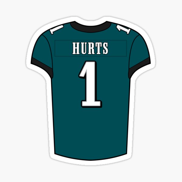 Jalen Hurts Home Jersey Sticker For Sale By Designsheaven Redbubble