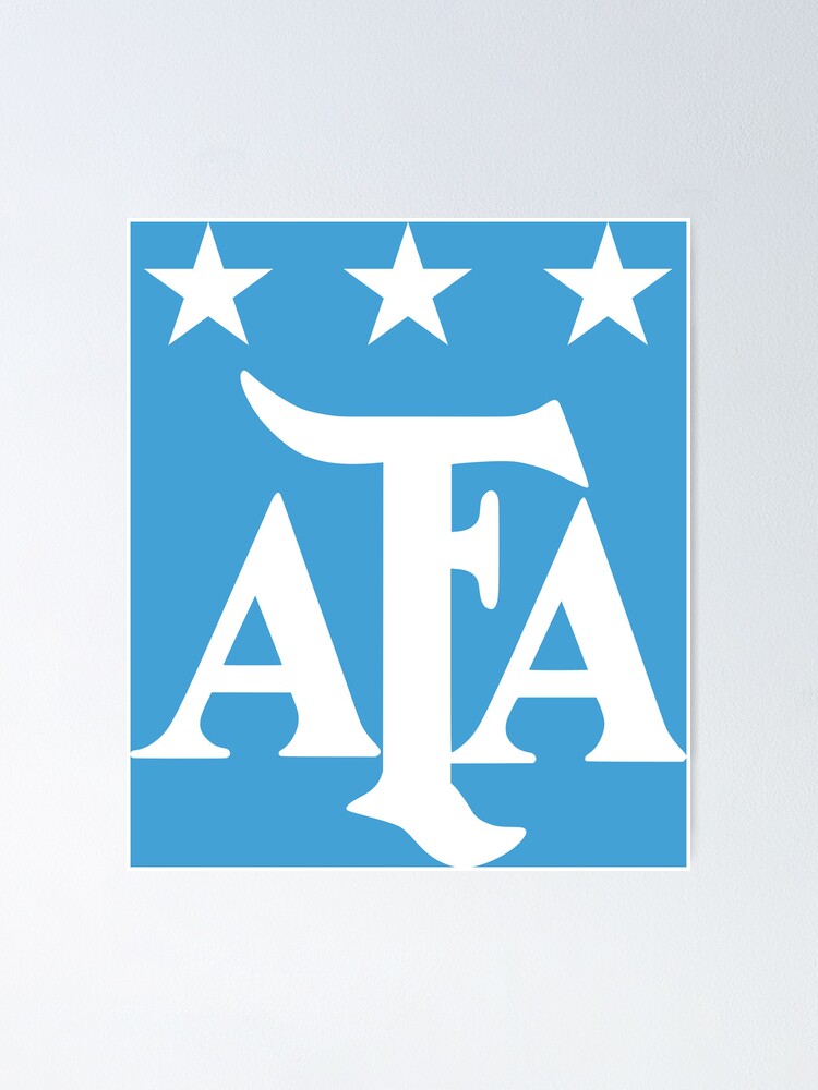 AFA Logo Argentina White Poster For Sale By Luchomorto Redbubble