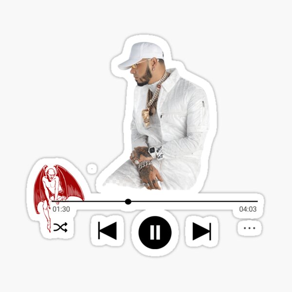 Anuel Aa Sticker For Sale By Ynattab Redbubble