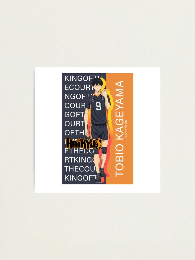 Kageyama Tobio King Of The Court Haikyu Anime Photographic