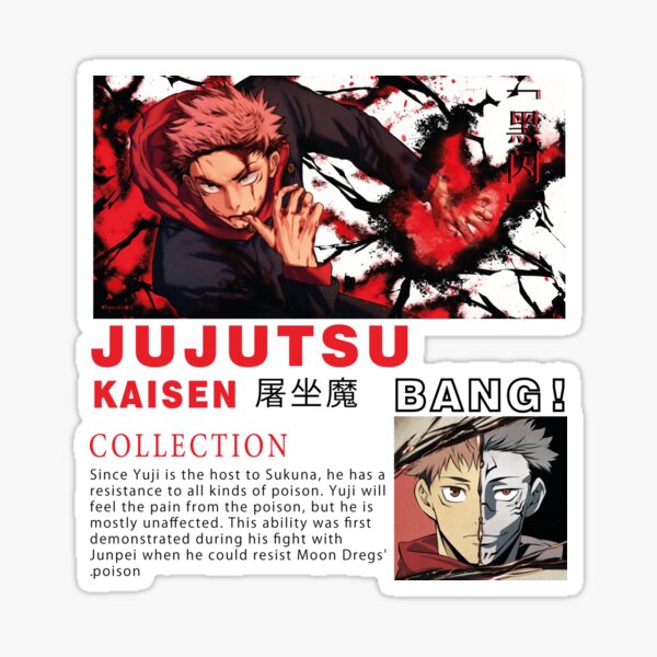 Sukuna Jujutsu Kaisen Sticker For Sale By Lux Redbubble