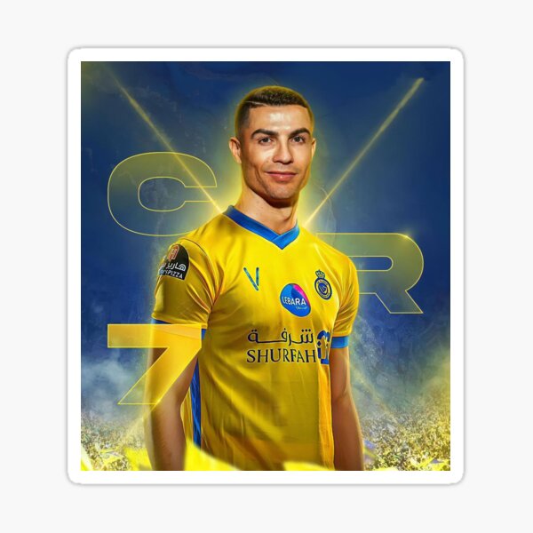 Cristiano Ronaldo Al Nassr Sticker For Sale By Franktalley Redbubble