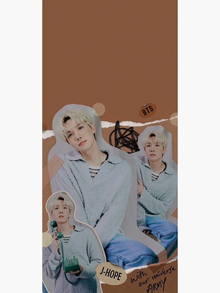 Bts Jung Hoseok Jhope J Hope Photo Collage Cute Brown Beige Aesthetic