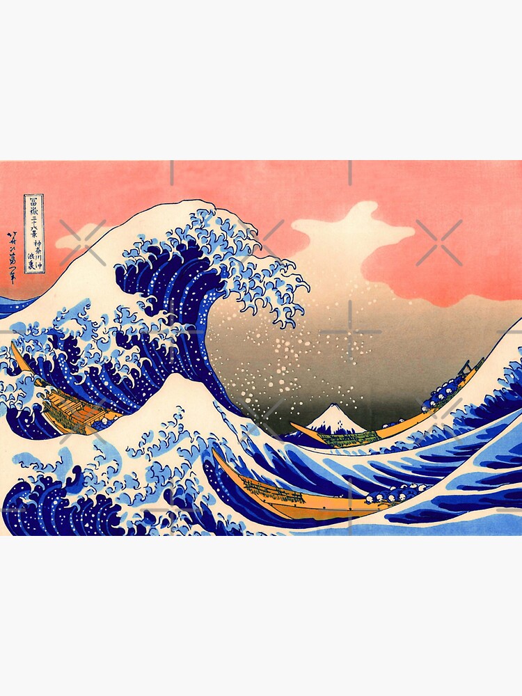 Japanese Great Wave Off Kanagawa Sticker For Sale By Famousartwork