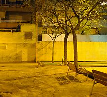poble nou at night by ballain77