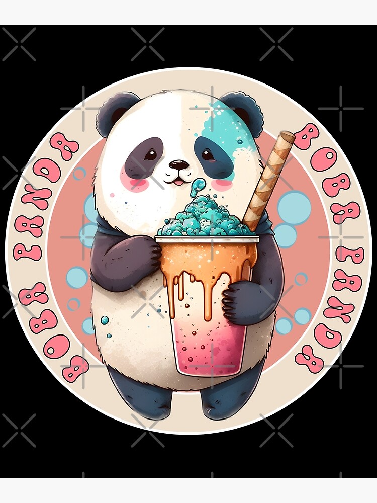 Kawaii Boba Milk Tea Poster For Sale By Mythicalsticker Redbubble