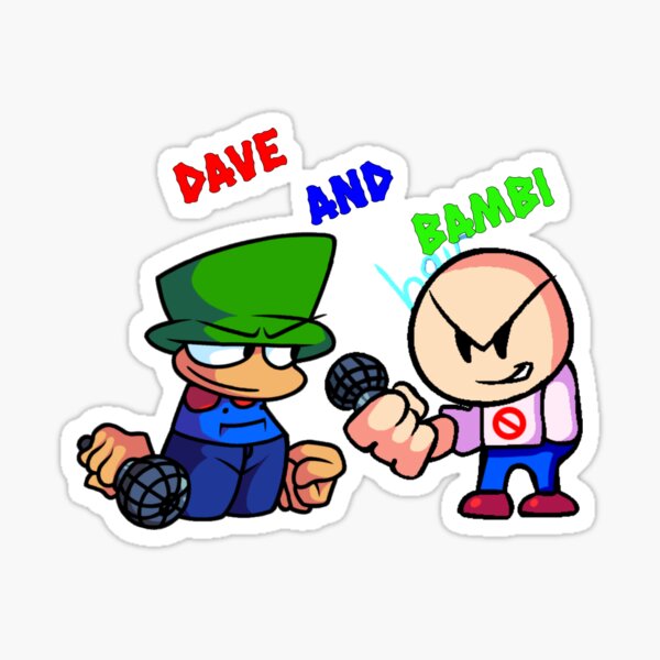 Dave And Bambi Sticker For Sale By Jlicero Redbubble