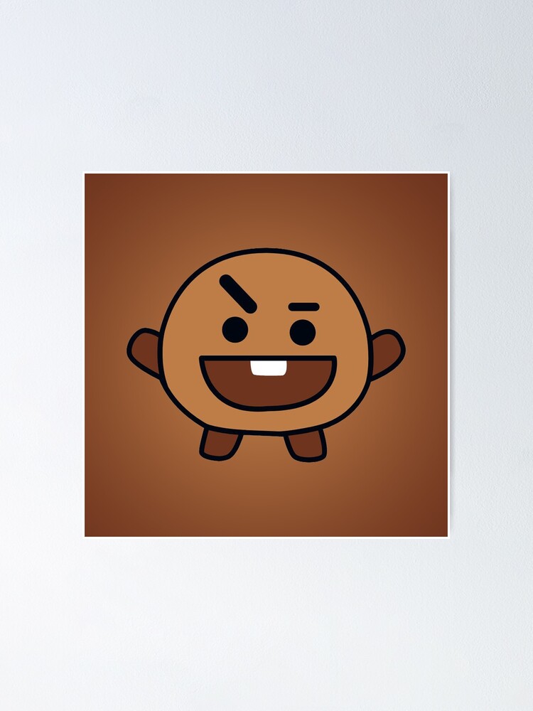 Bt21 Shooky Poster For Sale By Ayshafarahana Redbubble