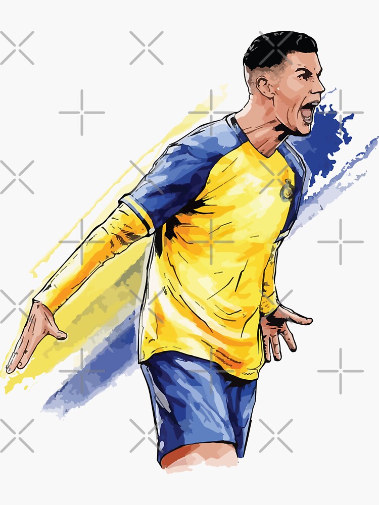 Ronaldo Al Nassr 2022 Sticker For Sale By Cartmaxx Redbubble