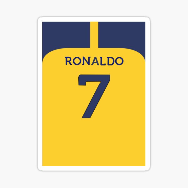 Cristiano Ronaldo Al Nassr Sticker For Sale By Posters Redbubble