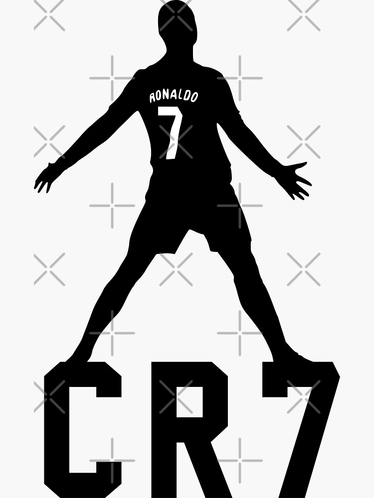 Cristiano Ronaldo Siuuu Celebration Sticker For Sale By Zakzouk Store