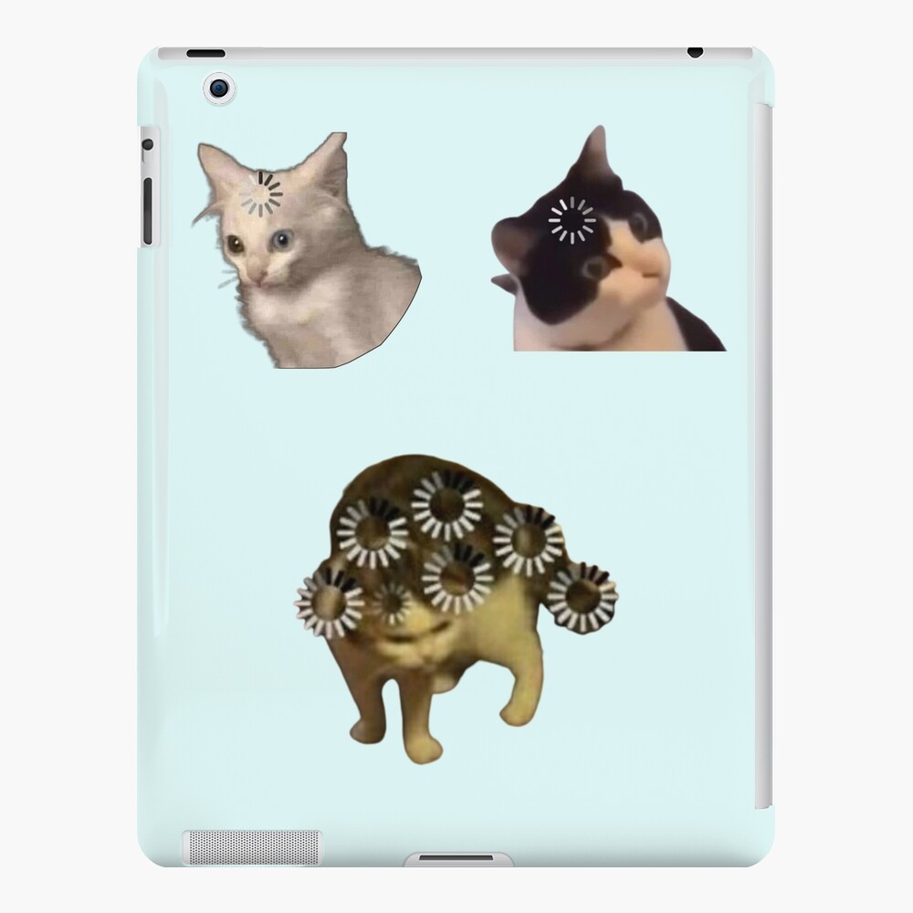 Loading Buffering Cat Meme Pack Ipad Case Skin For Sale By