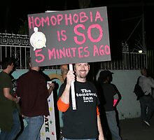 Homophobia Is Sooooo 5 Minutes Ago by abfabphoto