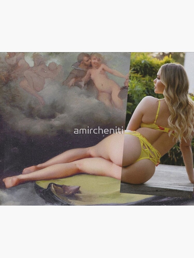 Mia Malkova X Nu couché Luis Ricardo Falero Art Print for Sale by amircheniti Redbubble