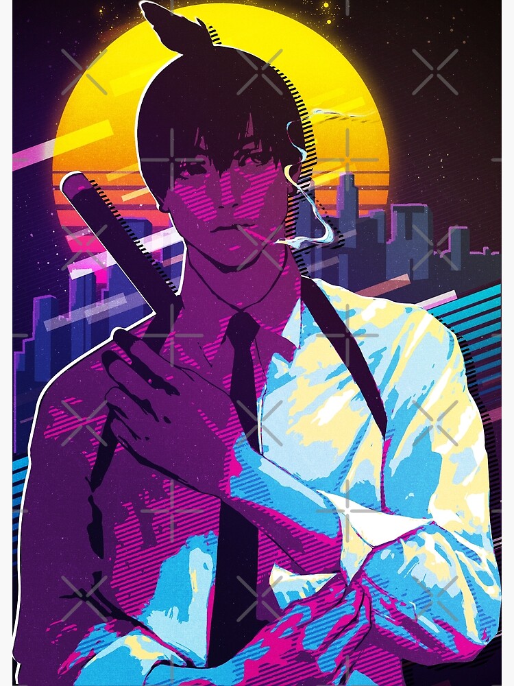 Aki Hayakawa Chainsaw Man Poster For Sale By Sretroart Redbubble