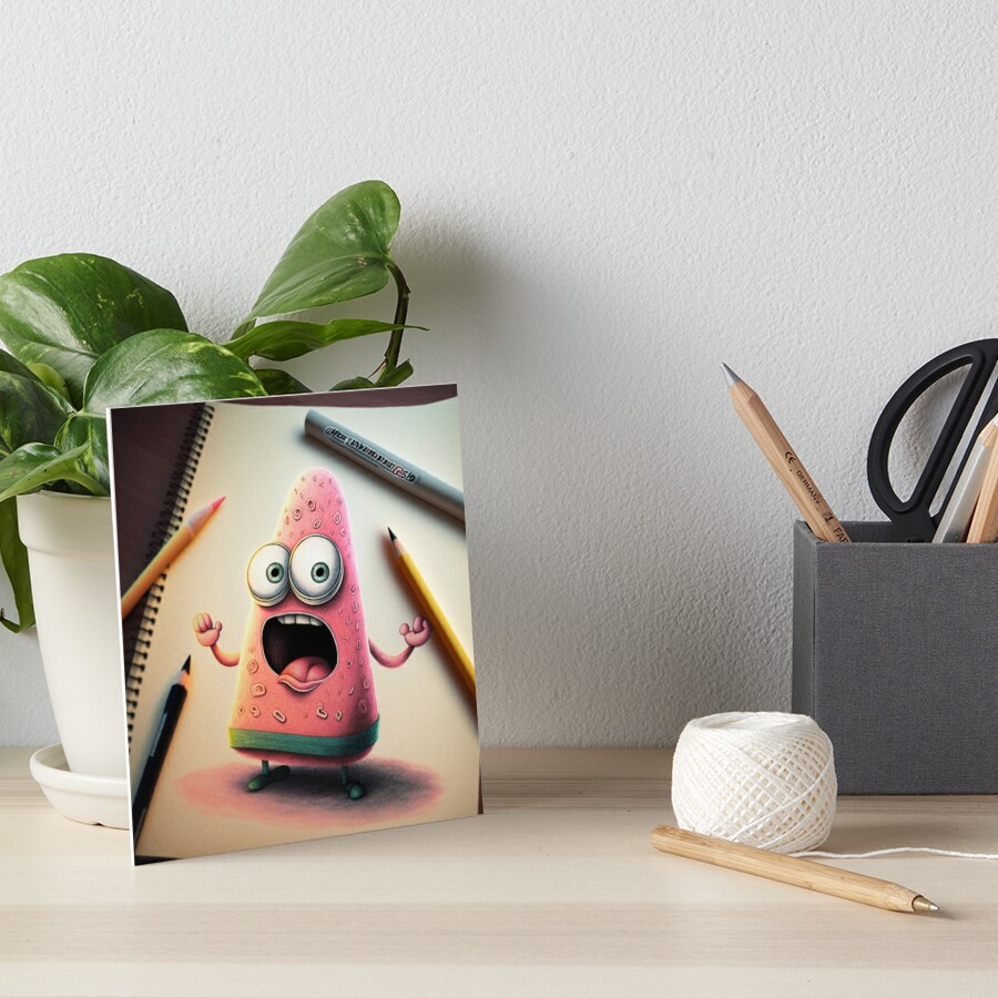 Patrick Star Meme Art Board Print For Sale By NINUCI Redbubble