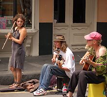 Playing for fun in the Quarters by dcborn