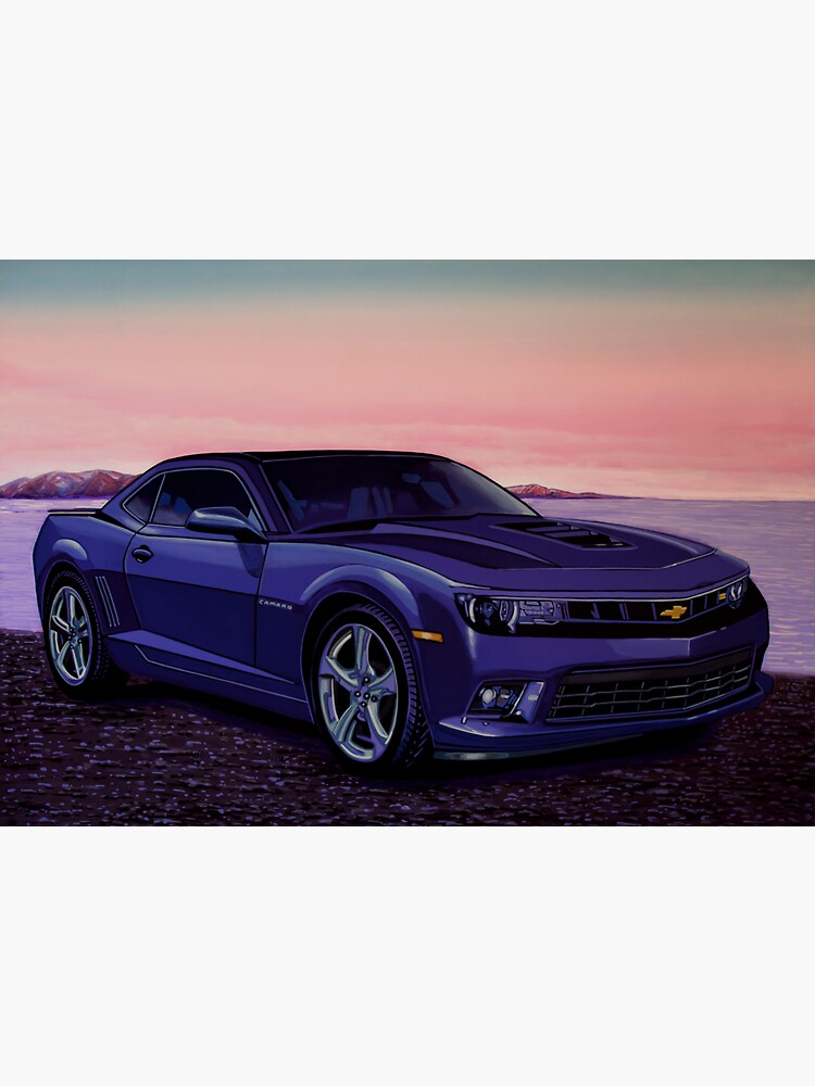 Chevrolet Camaro Ss Painting Sticker By Paulmeijering Redbubble