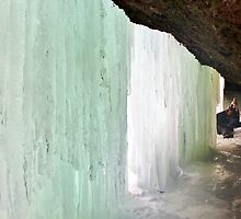 Inside the Ice Cave I by Kathleen Daley