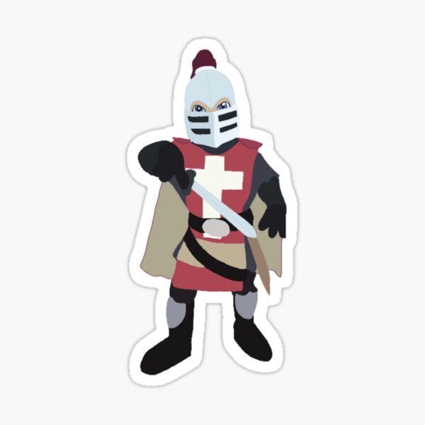 Belmont Abbey College Crusader Mascot Sticker For Sale By