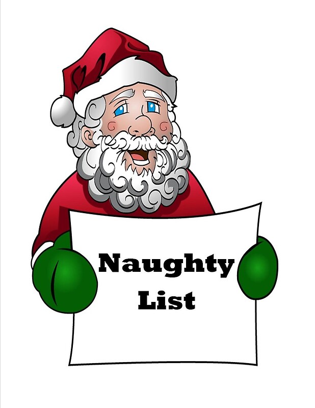 Xmas rise naughty list