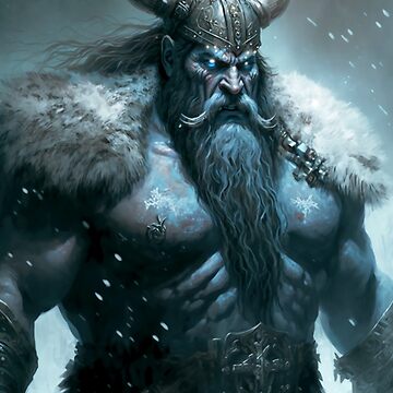 Frost Giant Norse Mythology Artwork Poster For Sale By Wewebpt