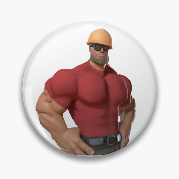 TF2 Buff Engineer Pin For Sale By AndysArmoury Redbubble