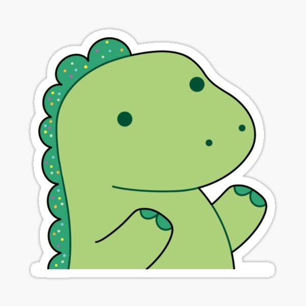 Moriah Elizabeth Pickle The Dinosaur Sticker For Sale By