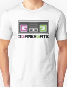 Pink and Green #GamerGate NES Controller T-Shirt