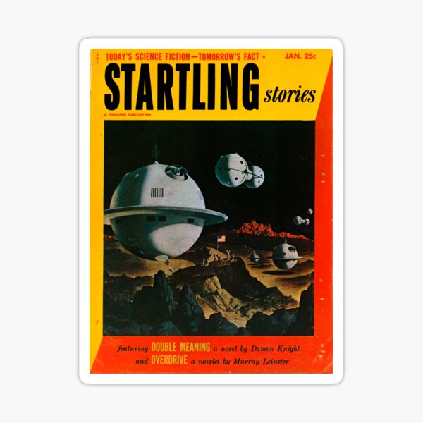 Startling Stories Sci Fi Vintage Retro Cover Art Print S