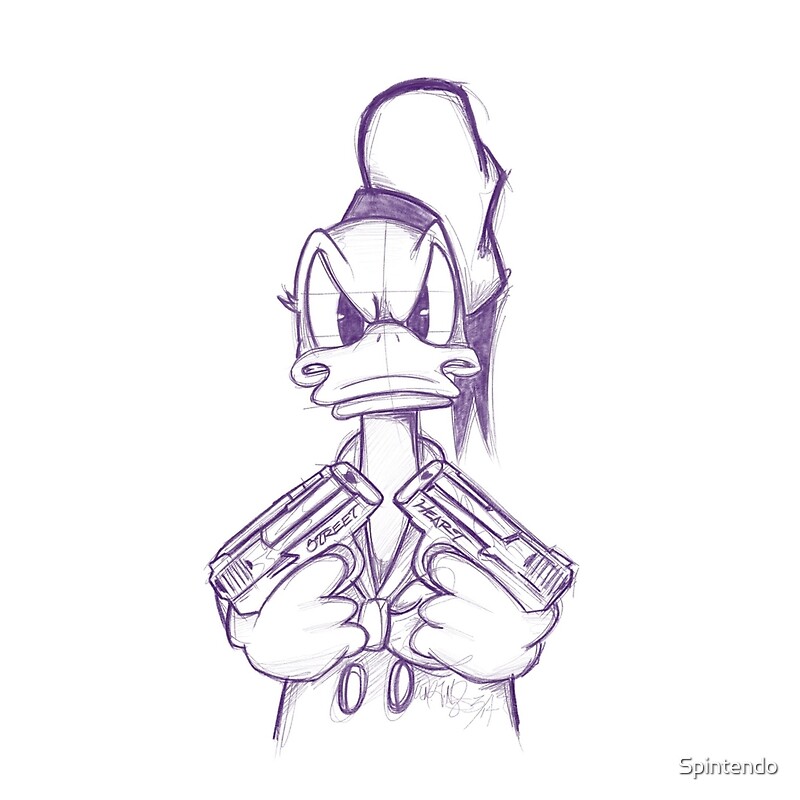 gangster daffy duck coloring pages - photo #39