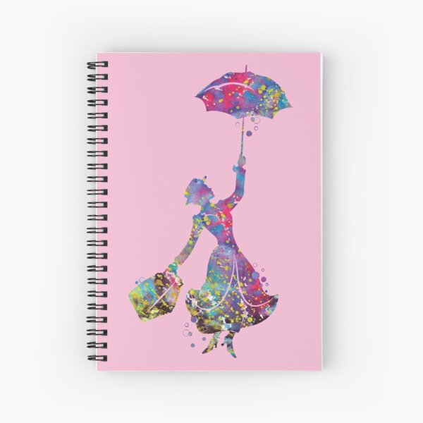 Mary Poppins Spiral Notebook For Sale By Bittermoon Redbubble