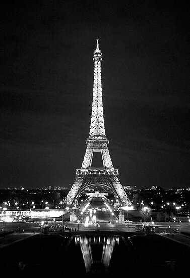 Eiffel Tower At Night by Heidi