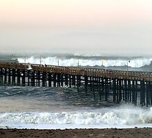 Ventura Ocean Waves by Henrik Lehnerer