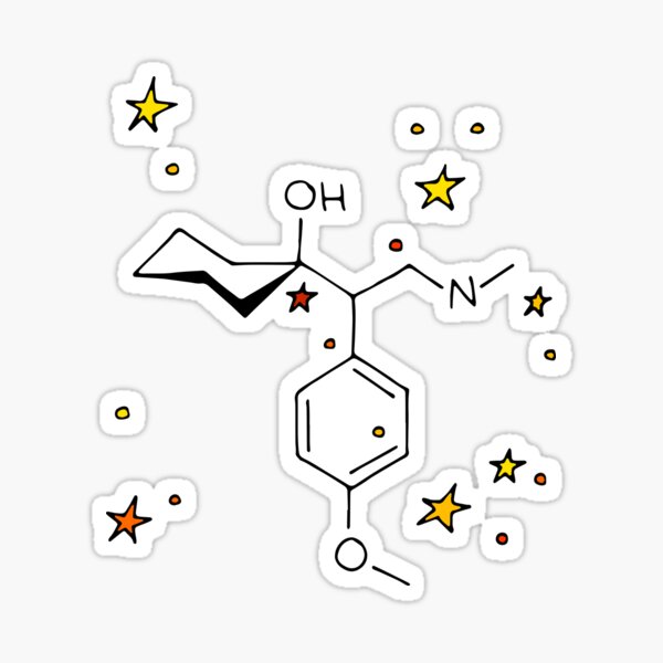 Venlafaxine Effexor Efexor Venbysi Xr Structural Formula With Red