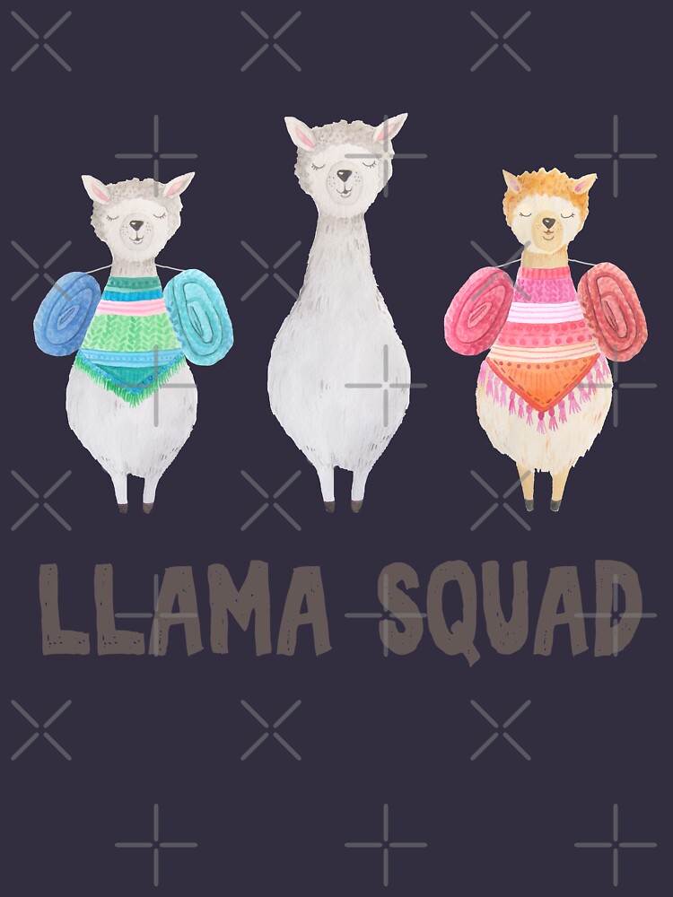 Llama Squad T Shirt For Sale By Essenti Lgoods Redbubble Llama T