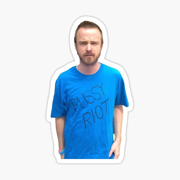 Jesse Pinkman Riot Sticker Sticker For Sale By Hitejt Redbubble