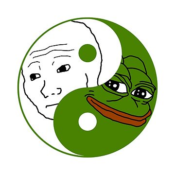 Ying Yang Pepe Wojak Meme Essential T Shirt For Sale By Orinemaster