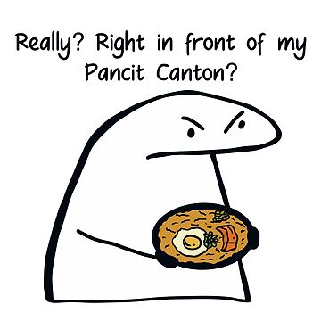 PANCIT CANTON MEME FILIPINO FUNNY STICKER APRON Sticker For Sale By