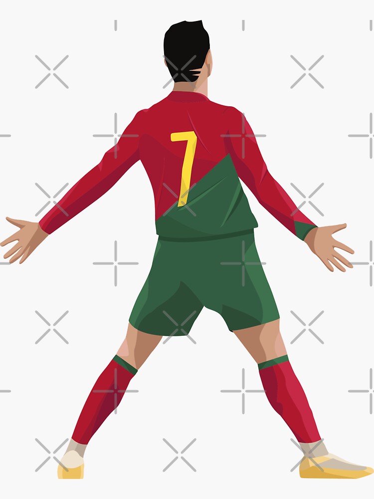 Cr Cristiano Ronaldo Siu Sticker For Sale By Abartworkss Redbubble