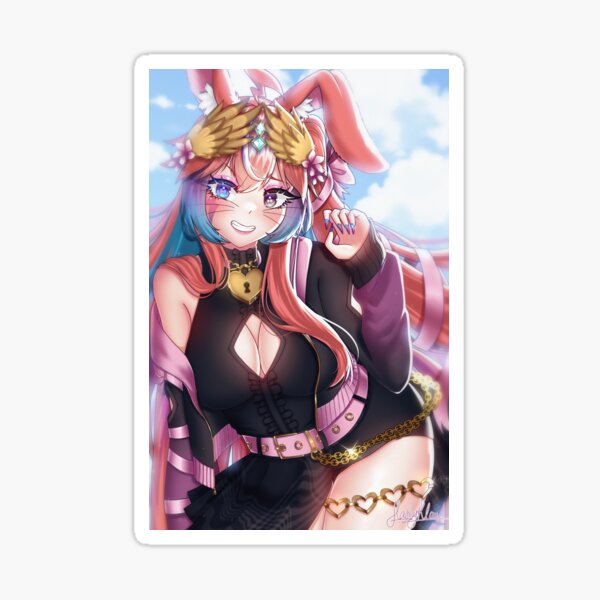 Flashyklau Vtuber Fan Art Sticker For Sale By Flashyklau Redbubble