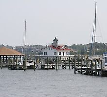 Roanoke Island Lighthouse by Karl R. Martin
