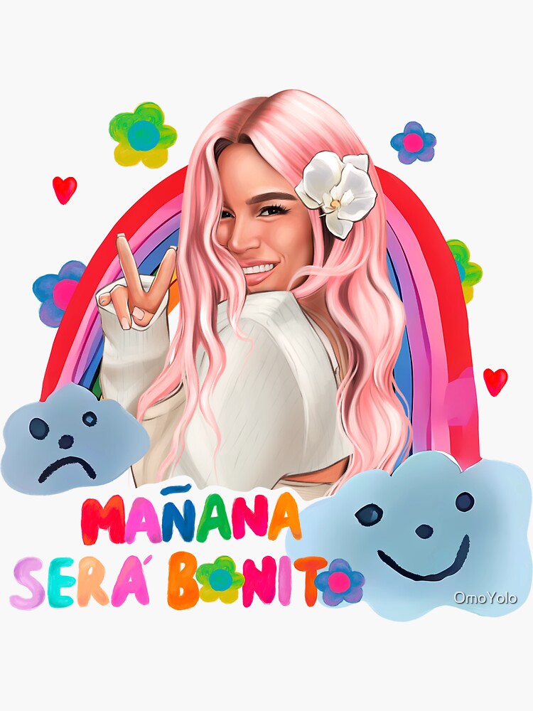 Karol G Manana Sera Bonito Sticker For Sale By Omoyolo Redbubble