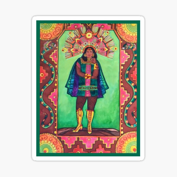 Aztec Goddess Tlazolteotl Sticker For Sale By Goddessart Redbubble