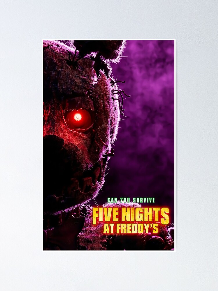 Fnaf Movie Five Nights At Freddys Movie Poster For Sale By Casekim