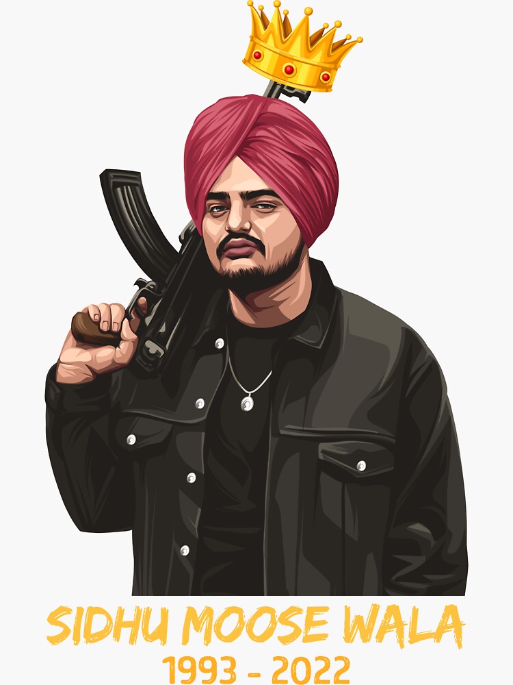 Sidhu Moose Wala R I P Sidhu Moose Wala Sticker For Sale By