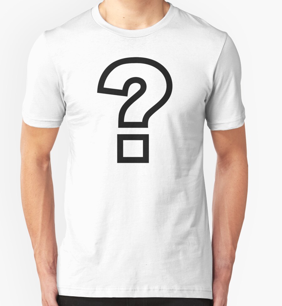 "Question mark" TShirts & Hoodies by Designzz Redbubble