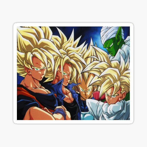 Anime Dragon Ball Super Goku Vegeta Sticker For Sale By