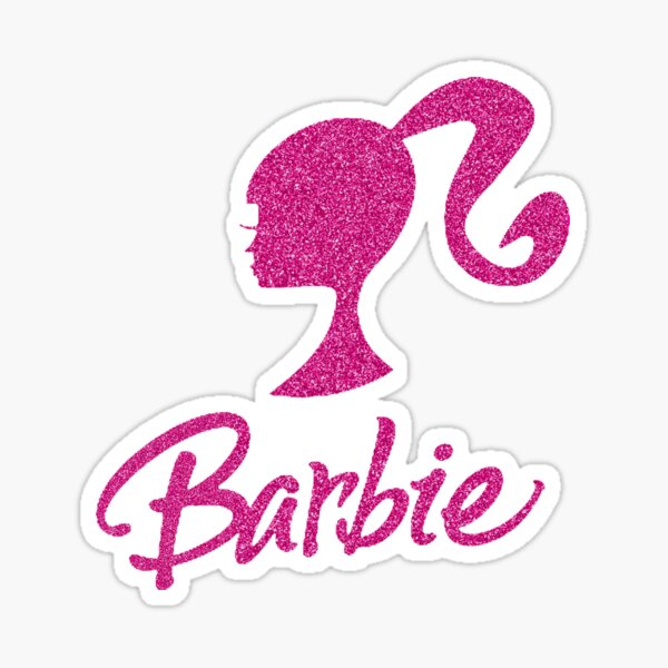 Barbie And It S Logo Sticker For Sale By Sweetenvibes Redbubble