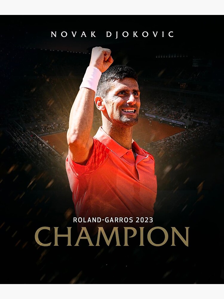 Tenis Novak Djokovic Poster For Sale By Markssellepzz Redbubble